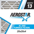 4, 20x20x4 4 MERV Box atmospheric 20 x x Aerostar 13, of Filter, 20