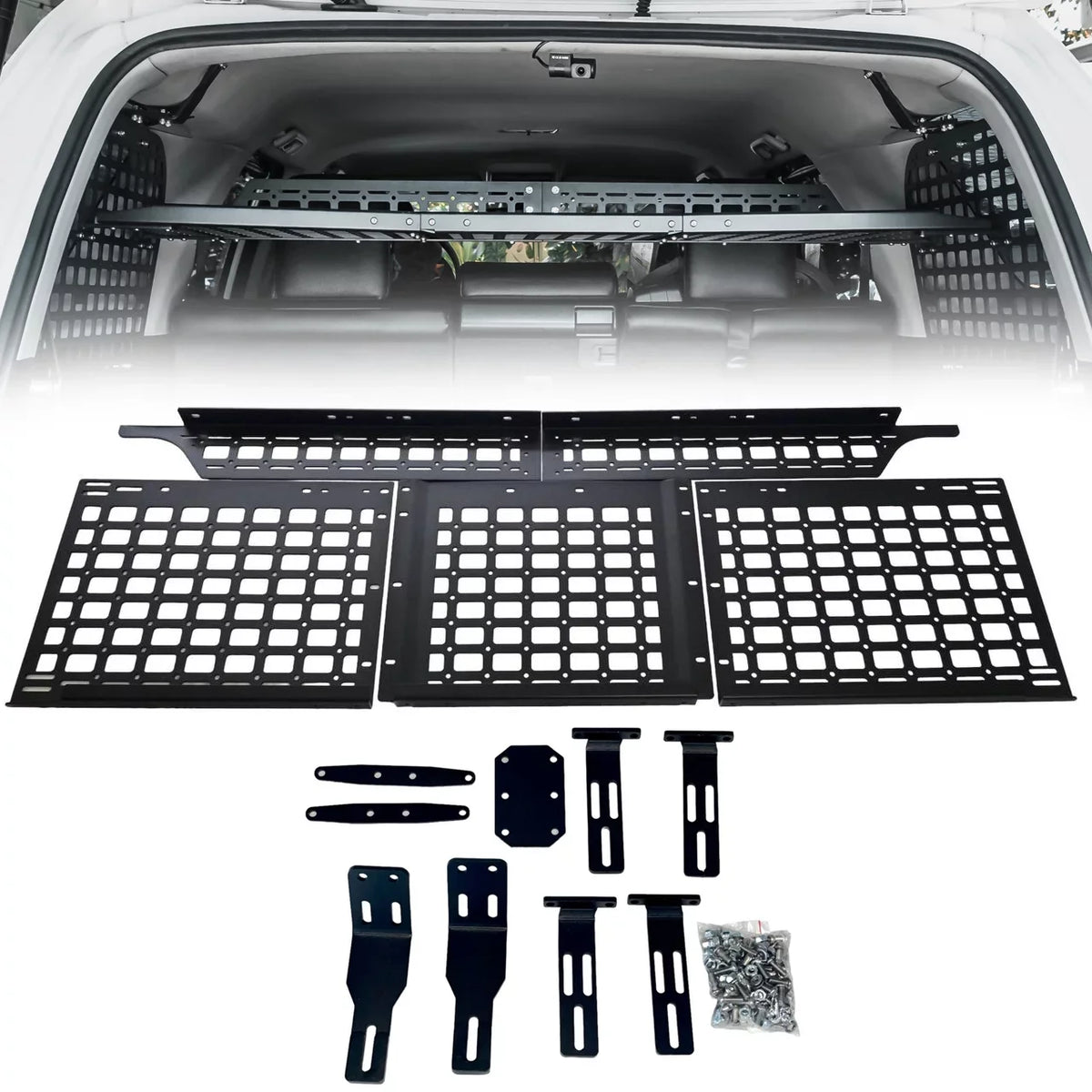 Black Shelf BAKOD Toyota Molle for Storage 2010-2023 4Runner MSPS100 Panel