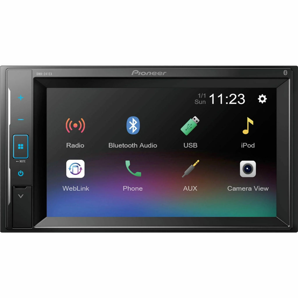 Bluetooth Digital Media Pioneer Touchscreen, 6.2 Black - DMH-241EX inch Receiver