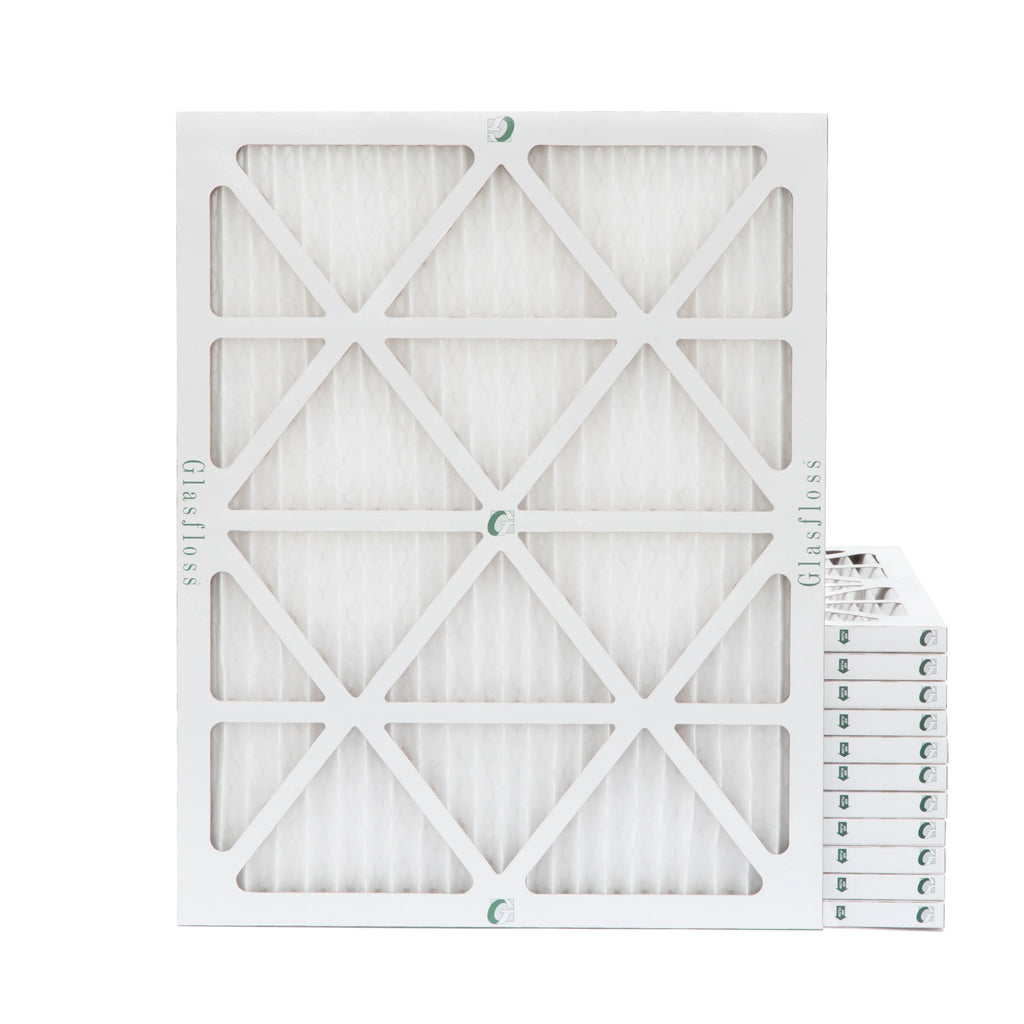 12 Pleated 10 Glasfloss - oxygen Filter Box Filters by MERV 16x20x1 of - AC/Furnace