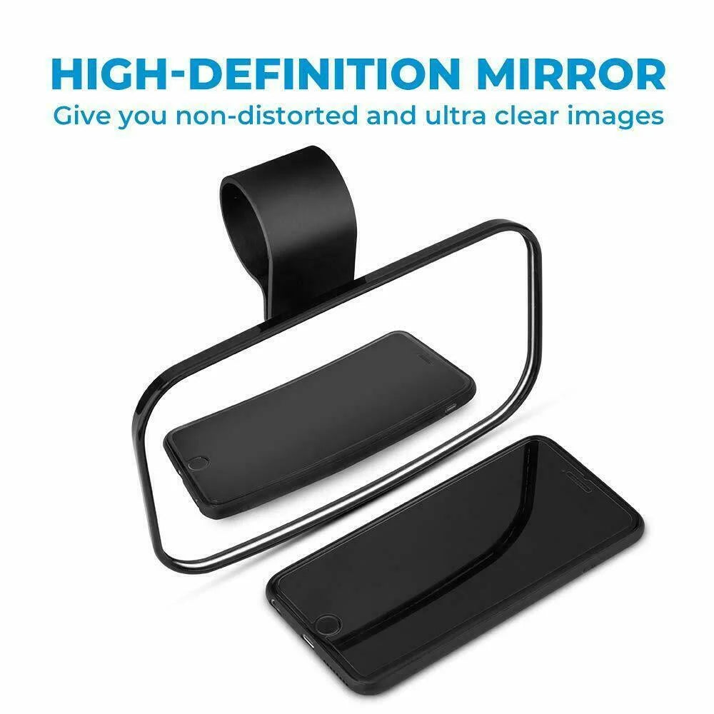 1000 with Clamp Center RZR 900 1.75"-2" View Mirrors Rear Polaris UTV Mirrors Compatible Set X3 Bar Can-Am