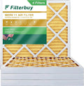 Furnace MERV Pleated (4-Pack) HVAC 11 24x24x2 Filters Filterbuy atmospheric AC