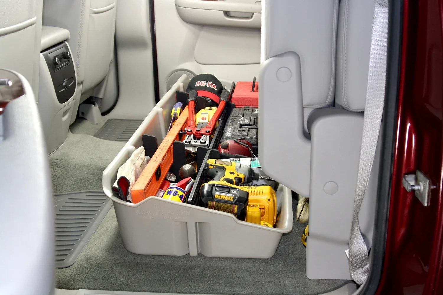 Storage Fits Underseat SILVERADO, select: 2007-2014 CHEVROLET GMC 2007-2014 SIERRA DU-HA