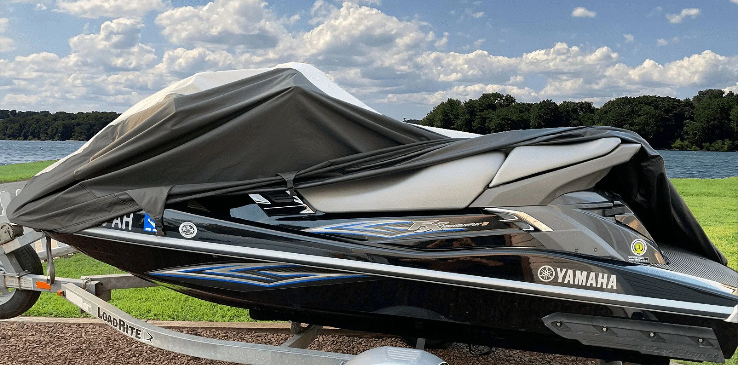 2 Cover Raider HEAVY-DUTY Seater Compatible 600D SKI JET for PWC Yamaha SUPER Wave 760 1996