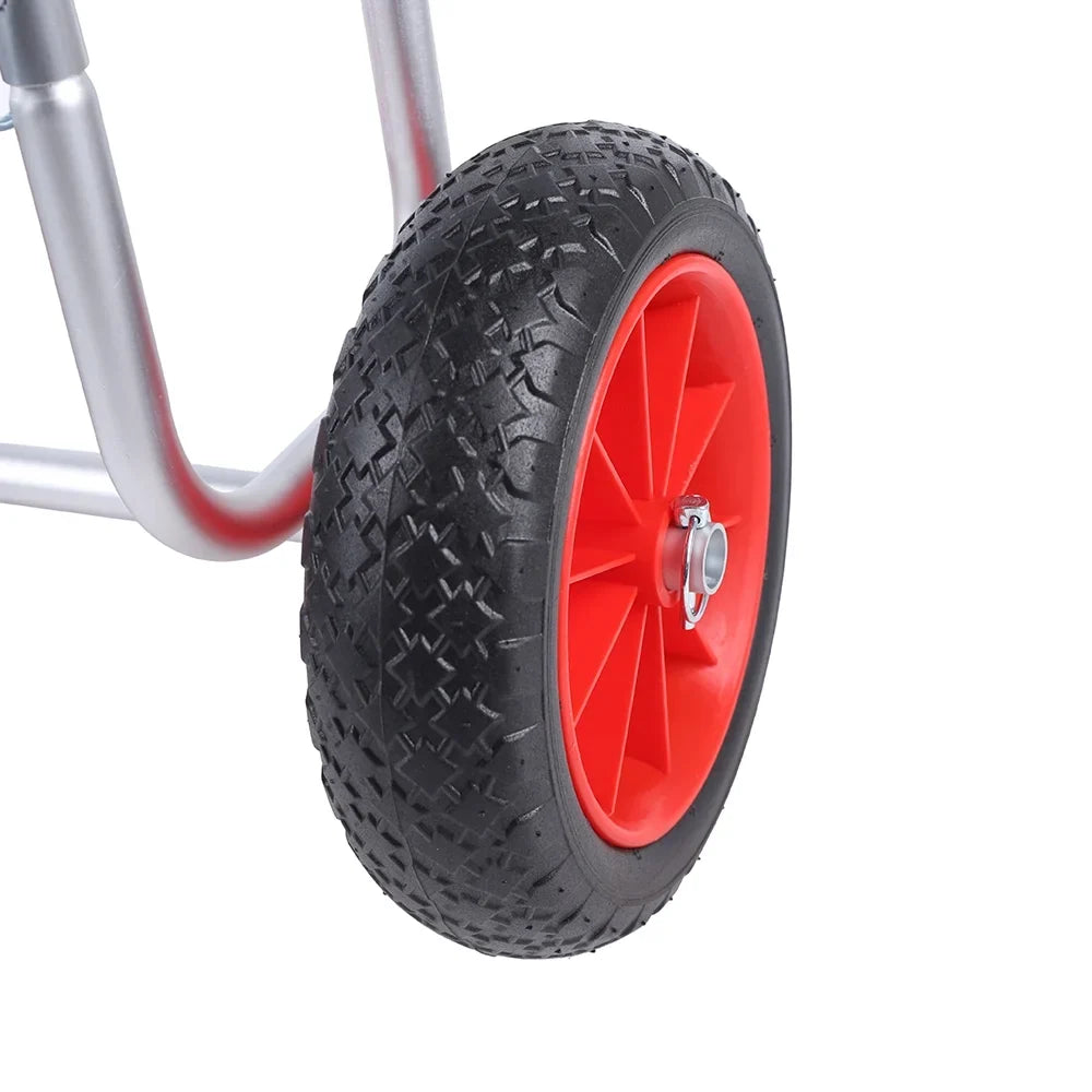 Cart Beach Double Stand-Up Carrier SUP Beach Solid Aviation Board Aluminum Trailer, Surfboard Veneer Wheel Cart, Paddle transportable Cart Airless PU