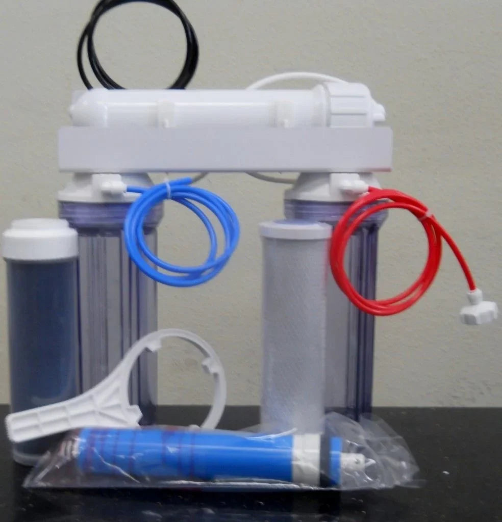 0 GPD 75 Aquarium Osmosis RO/DI System Pure Reef Filtration PPM Water Reverse
