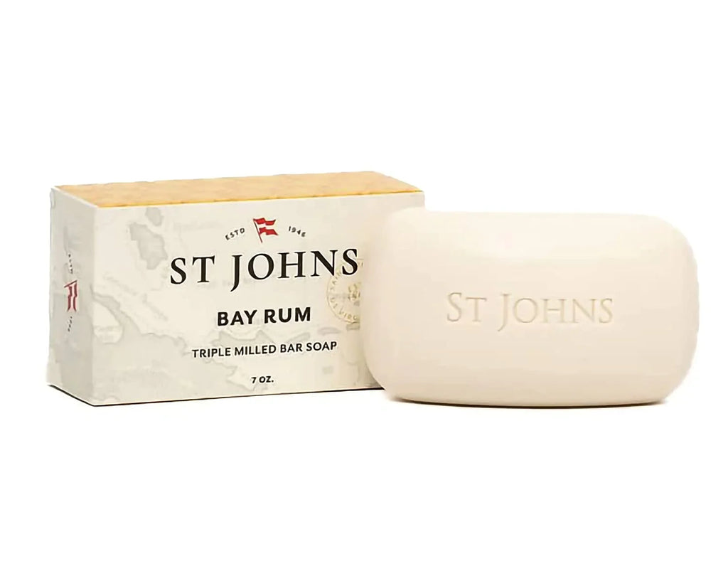 Glycerine Soap Soap Made, & Olive Bar) Bar Rum with , USA Ounce Triple-milled 7 Soap of Men Bar Bar Hydrating , (Pack Bay Soap , men 1) John St. , for Luxury Oil Bar Mens Body (7 for Rum oz Bay