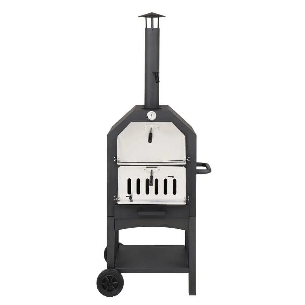 Stone, Camping for Pizza Outdoor Peel, Pizza Rack, Wood and Pizza with Backyard Oven Grill Fithood Fired