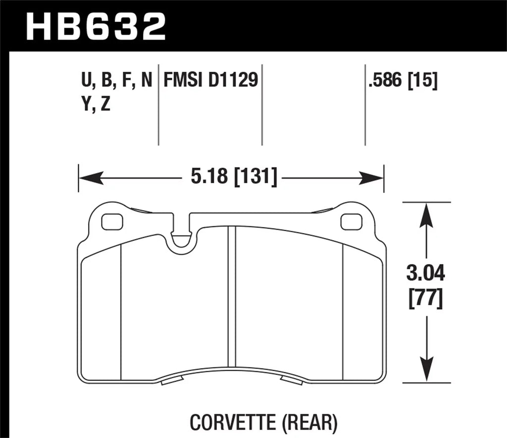 Martin LTS Hawk Street Aston Front Brake 2005 DB9 Pads