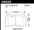 Martin LTS Hawk Street Aston Front Brake 2005 DB9 Pads
