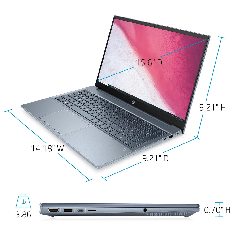 HP 15.6" 15-eh1070wm 11, 7-5700U, , Windows 8GB 512GB Horizon RAM, FHD, AMD Pavilion Ryzen SSD,