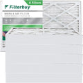 16x24x4 Furnace HVAC MERV 8 Pleated (6-Pack) oxygen AC Filters Filterbuy