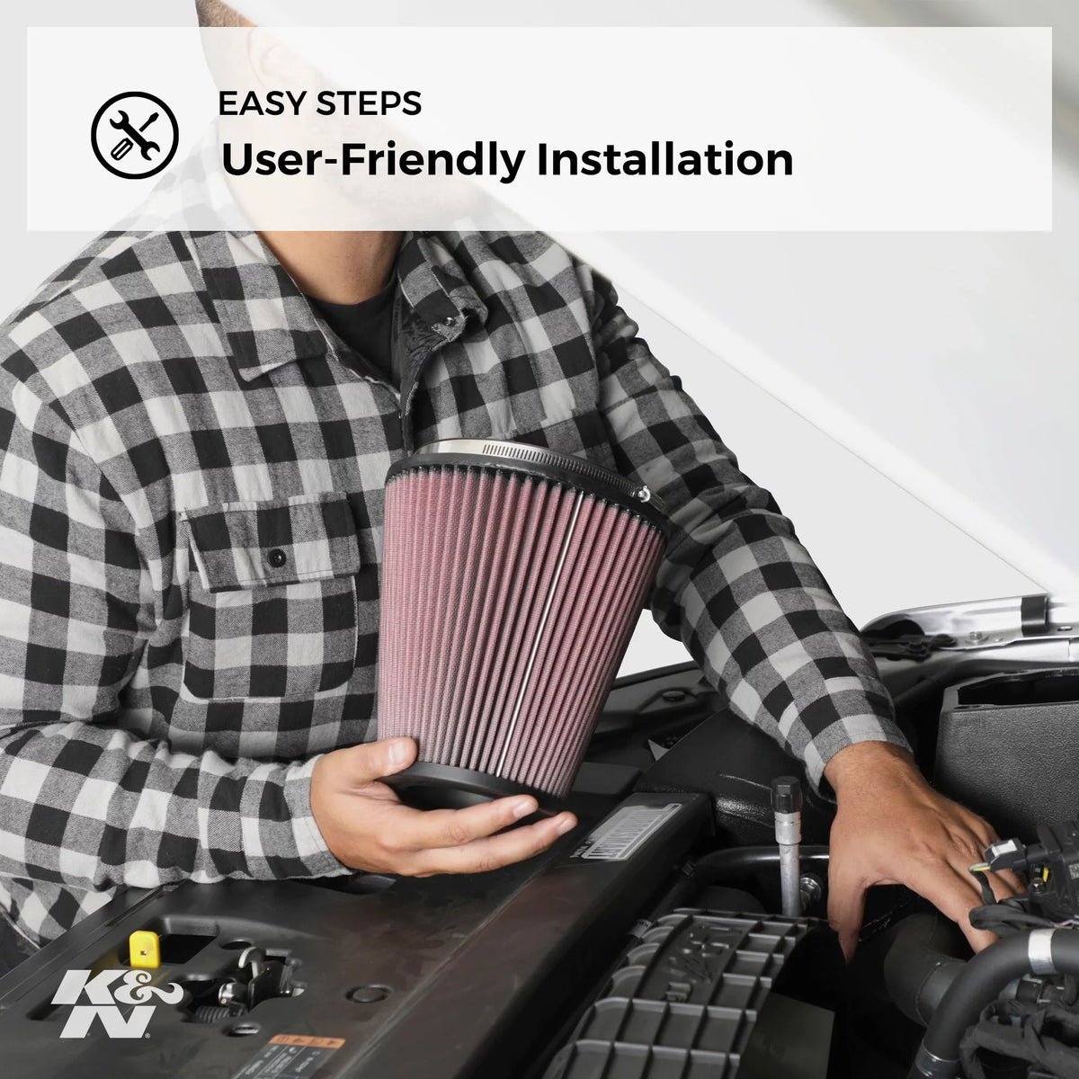 Heavy Performance, Premium, Filter: Washable, Filter, Engine K&N Duty: oxygen E-3330 Replacement High Industrial