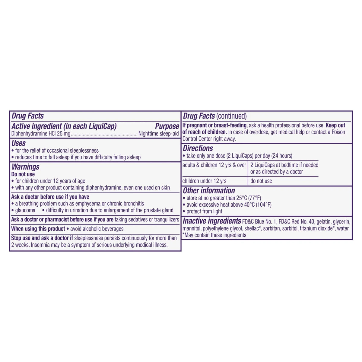 24 of (Pack Nighttime LiquiCaps Sleep-Aid, ea 4) ZzzQuil