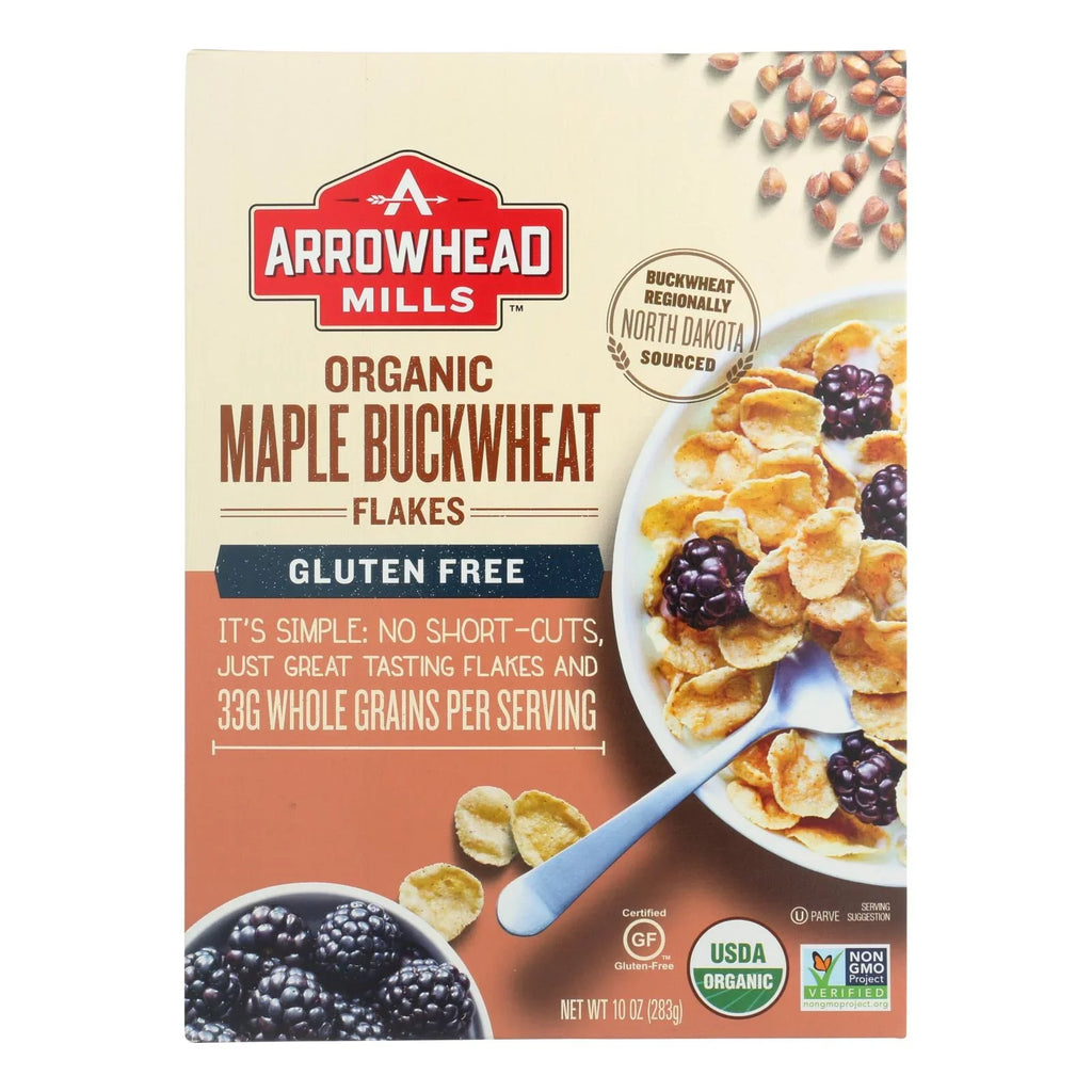 Maple - Buckwheat Case 6 Flakes 10 oz. Mills Cereal Arrowhead - - of -