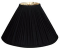 Gather 14" Coolie Pleat Black Shade Empire Royal Designs Lamp