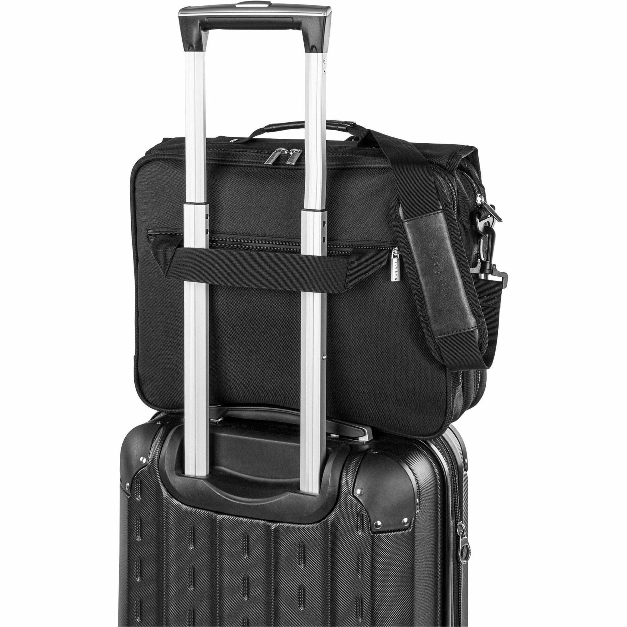 15.6" (Briefcase) ASSOCIATE Black Case THE bugatti for Carrying Notebook,