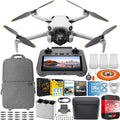 with 4K Warranty Drone Accessories & RC Bundle Fly Batteries 2 CPS Pro HDR (With More Year DJI 249g, Under Omnidirectional 4 Video, Remote Combo, 3 with Screen) Mini Sensing, 3 Folding Extended