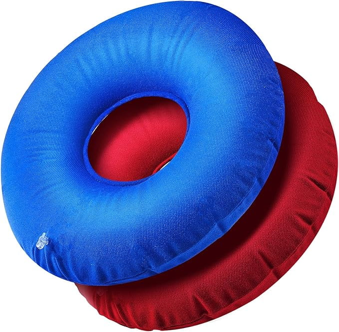 blow-up movable Car, for Cushion Ring Cushion 2 Red) Cushion Colors Pillow Cushion Office blow-up 15 Wheelchair Round Donut Seat blow-up 2 Home Pieces Inch Chair (, Donut Zonon