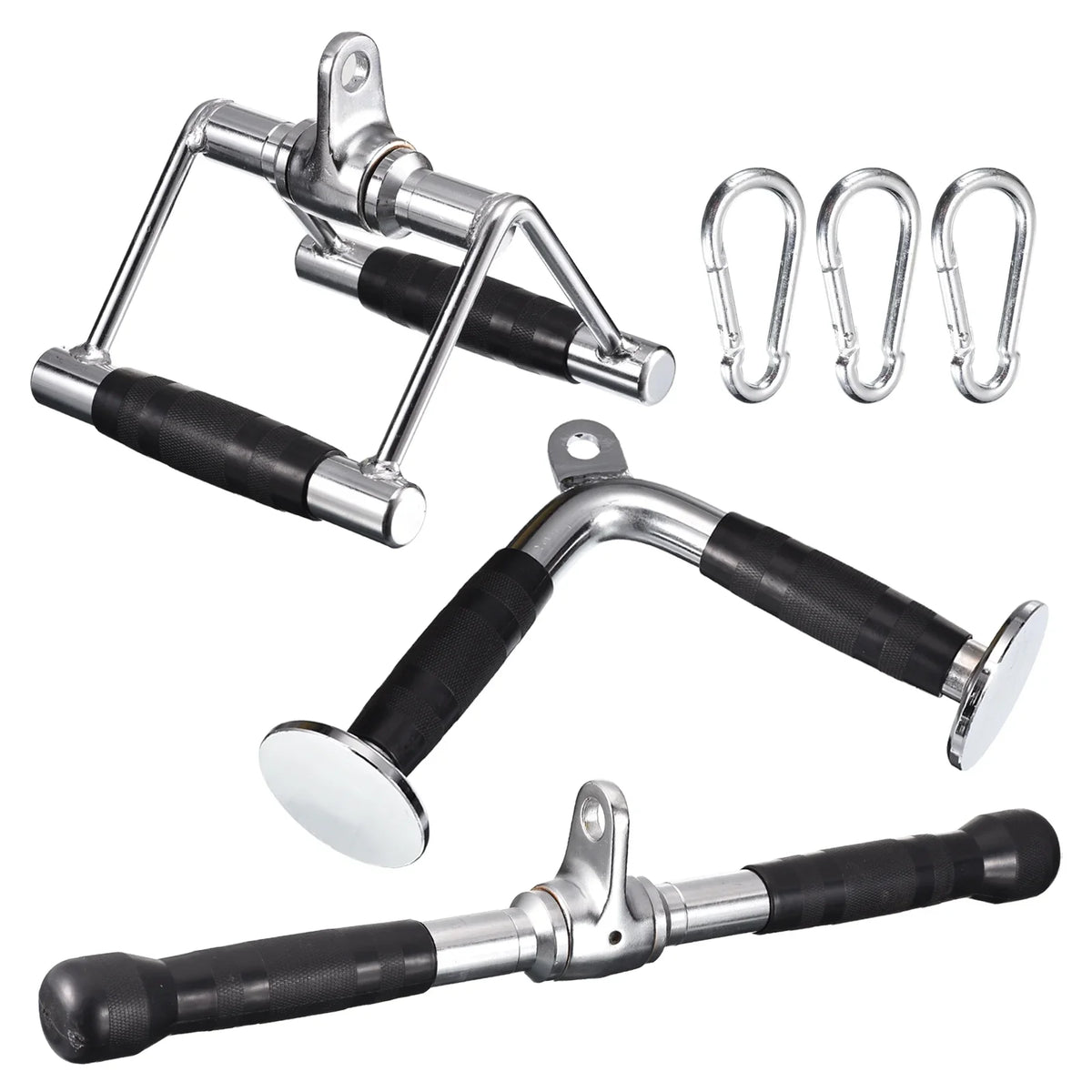Down Gym Attachment Silver Tricep Press for Cable Machine Accessories,