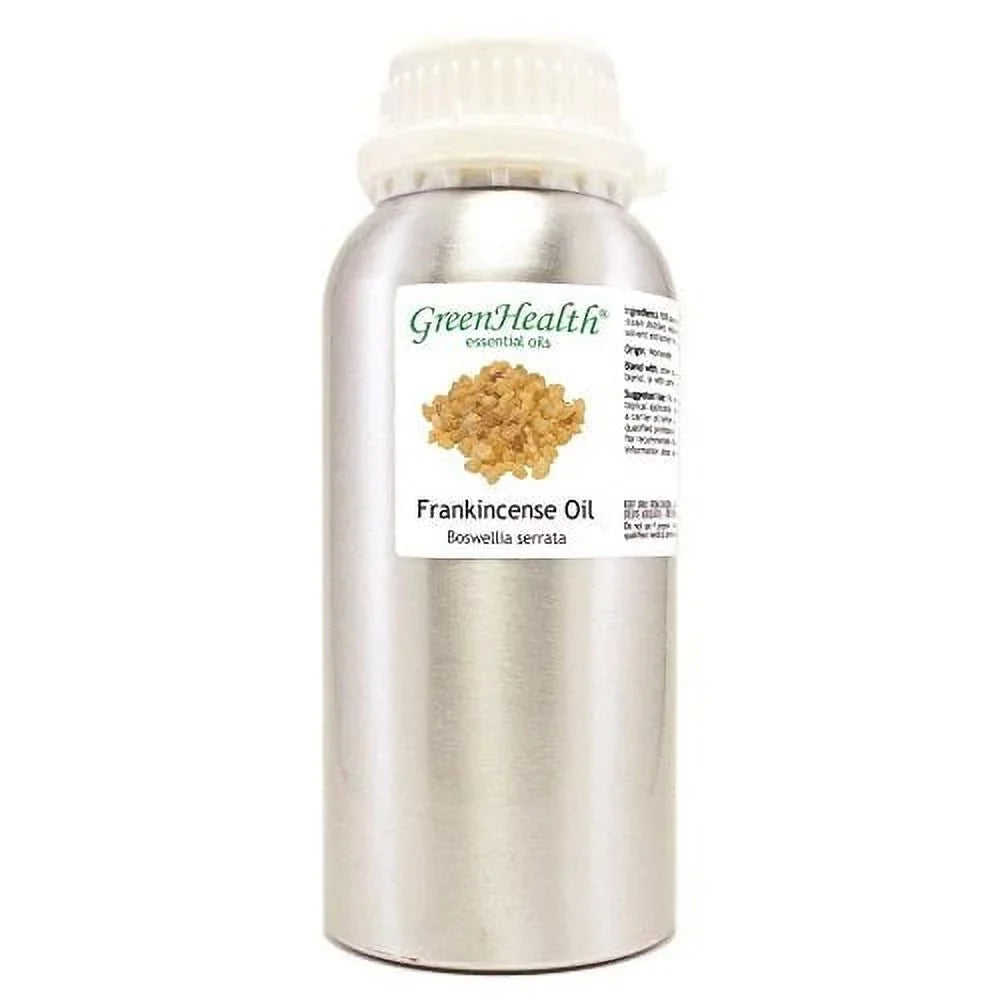 fl w/Plug 473 ml Bottle Aluminum 16 Essential 100 Cap Frankincense oz Pure Greenhealth Oil