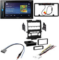 DVD Stereo Mounting Touchscreen, Kit Din KIT2622 for Backup - Double Nissan Multimedia 2009-2012 Car Pioneer Bluetooth Installation Bundle Frontier Kit Camera, / with Dash and