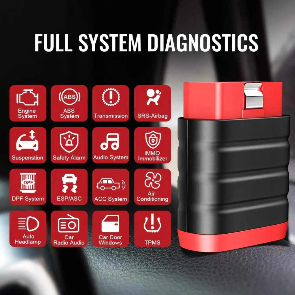 Scanner iOS Tool, Code Vehicles Diagnostic & THINKCAR Light Reader & Android, Fault 1996 Scanner Tool for for Bluetooth THINKDIAG All OBD2 - Scan Newer Engine MINI Check & Full-System Car OE