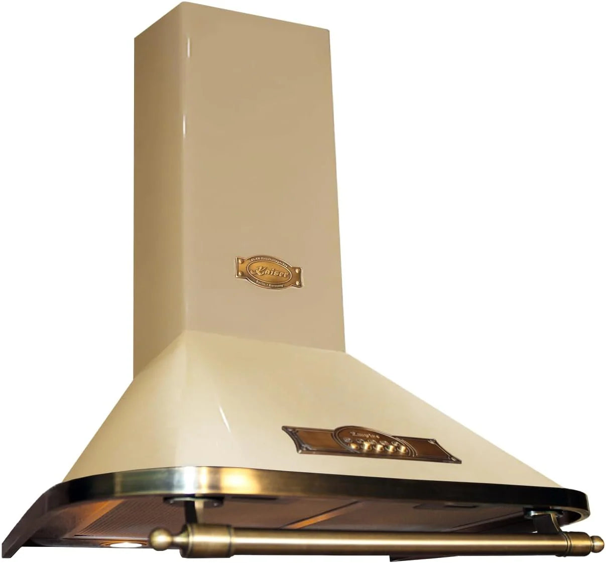 Ekskluzywny Designerski Okap Kuchenny, 60 Cm, Okap Ścienny Z Serii Empire, 910 M³/H, Okap Kominowy, Kość Słoniowa, Uchwyt Z Brązu, Styl Antyczny, Z Fi