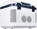 19L Przenośna Lodówka Samochodowa Z Zamrażarką, Cicha Mini Lodówka Turystyczna Z Paskiem Na Ramię, Dc 12V/24V Ac 220V Elektryczna Lodówka Turystyczna