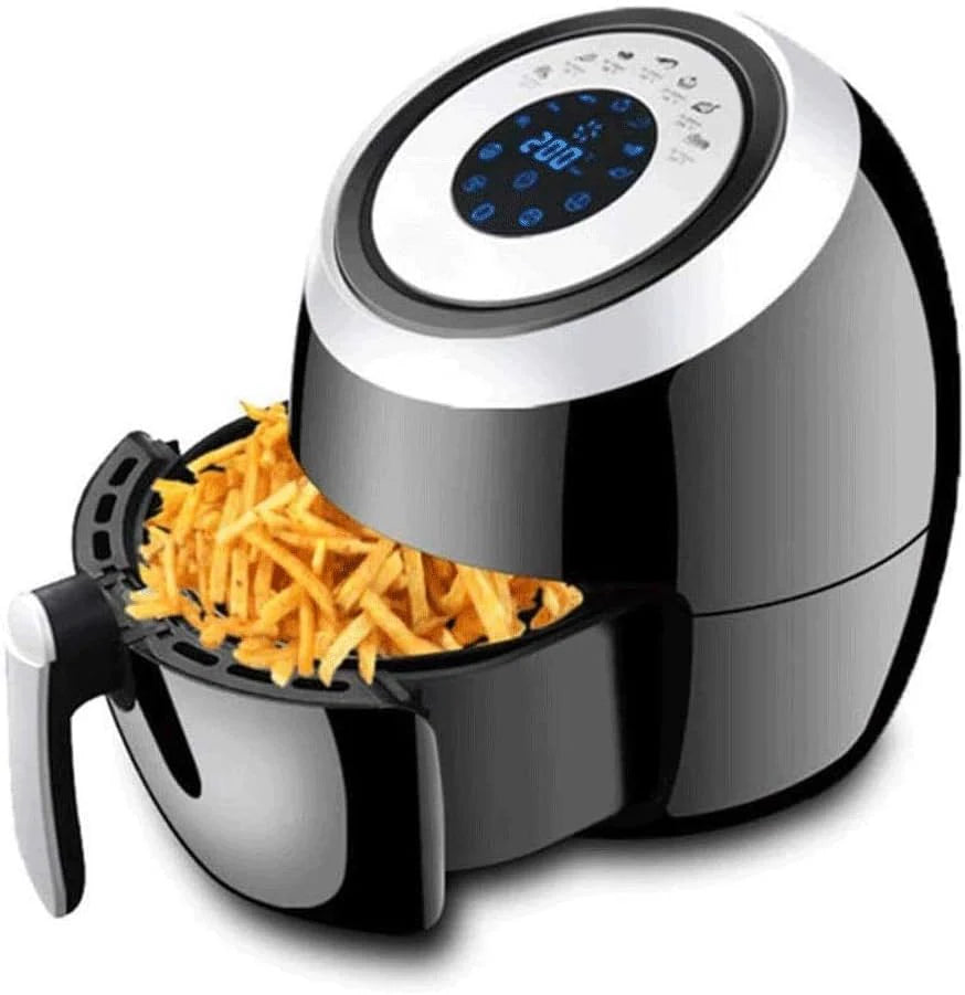 Frytkownica Air Fryer 5,5 L, Piec Na Gorące Powietrze Z Cyfrowym Ekranem Lcd I Regulacją Temperatury, Timer Do Szybkiego Przełączania