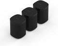 Sonos One Smart Zestaw Głośników - Głośniki Multiroom Wifi, Alexa, Airplay, Streaming 4-Raum Set Czarny(Czarny/3-Raum Set)