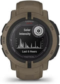 Garmin Instinct 2S Solar Smartwatch Gps, Grafitowy, M(Oliwkowy/Instinct 2 Solar Tactical)