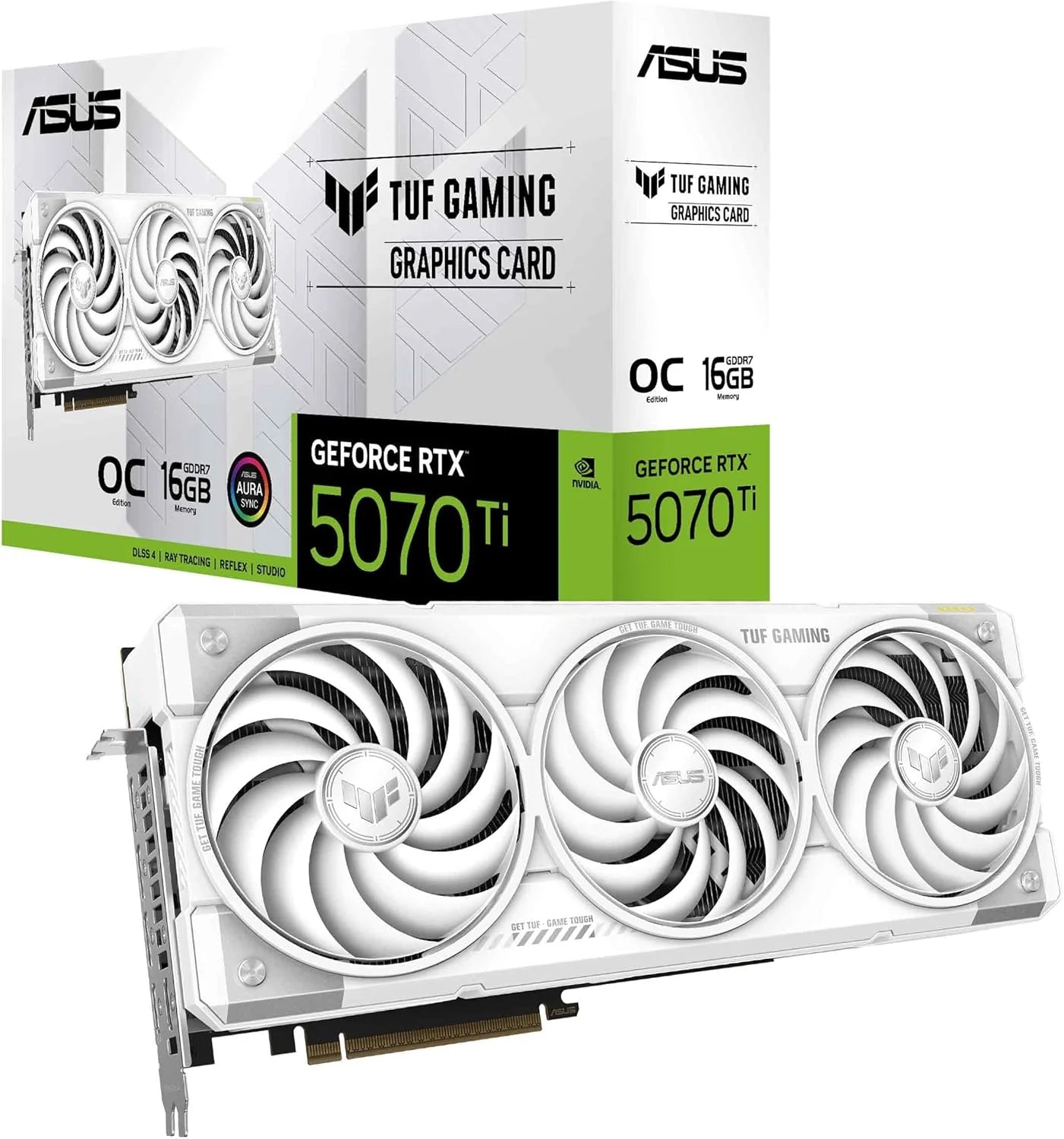 Asus Dual Nvidia Geforce Rtx 5070 Oc Edition, Karta Graficzna 12 Gb Gddr7, 192 Bity, Pcie 5.0, 2 Wentylatory Axial-Tech, 1 Hdmi 2.1, 3 Displayport 2.1